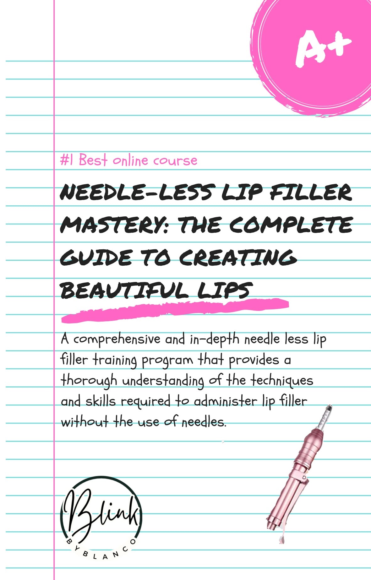 The ultimate needle less lip filler course